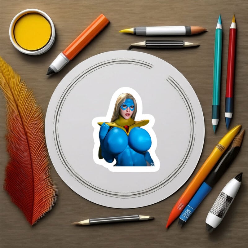 Blonde Blazer After-Mission Confession Sticker