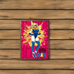 Blonde Blazer Dispatch Comic Character Poster