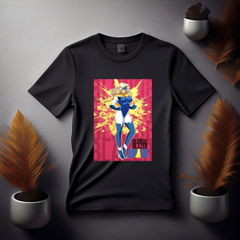 Blonde Blazer Dispatch Comic Character Shirt