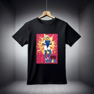 Blonde Blazer Dispatch Comic Character Shirt