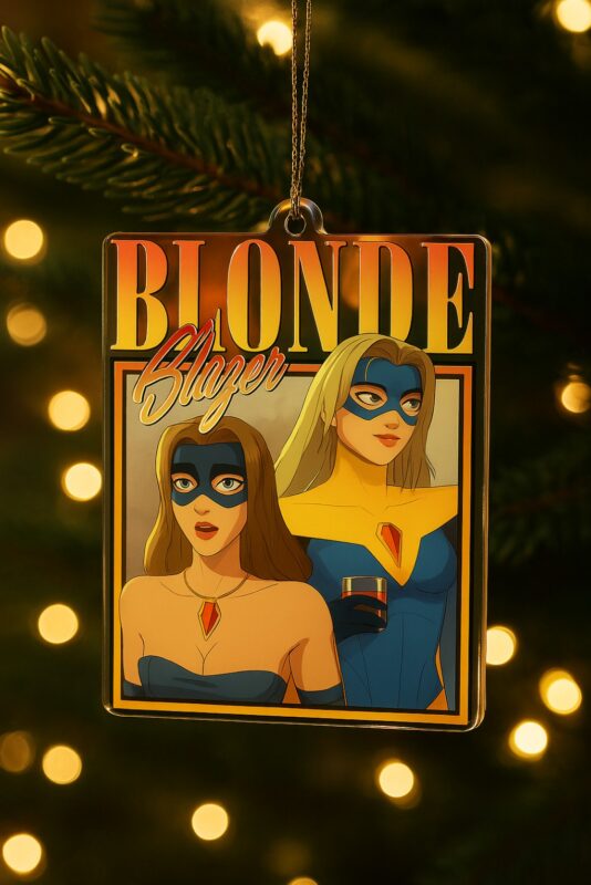 Blonde Blazer Dispatch Gaming Acrylic Ornament