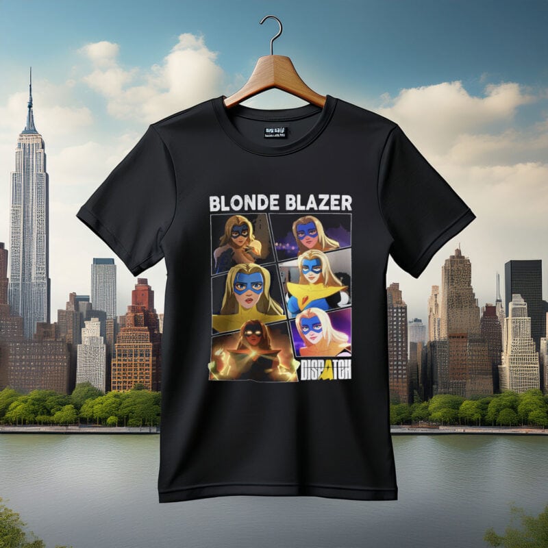 Blonde Blazer Dispatch Gaming T-shirt