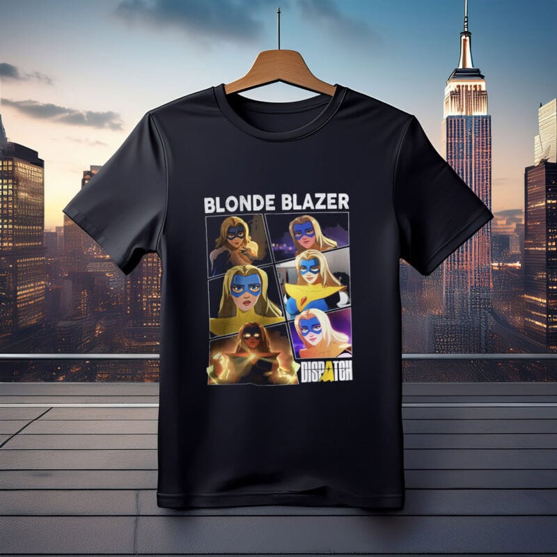 Blonde Blazer Dispatch Gaming T-shirt