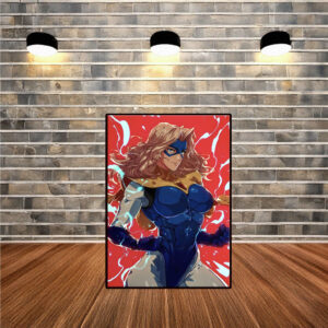 Blonde Superhero Poster