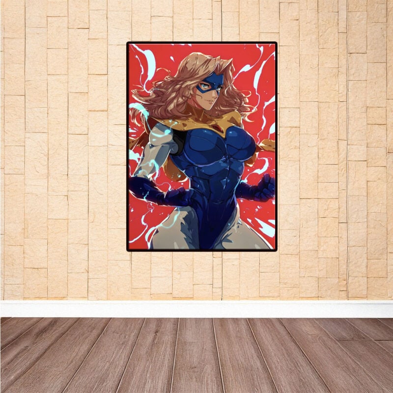 Blonde Superhero Poster