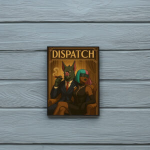 Brutalist Dispatch Poster