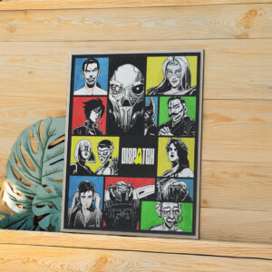 Brutalist Dispatch Poster - Wall Art for Any Room - Hero Textured Print