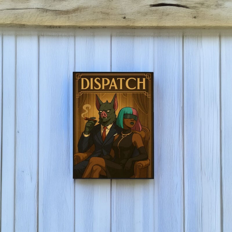 Brutalist Dispatch Poster