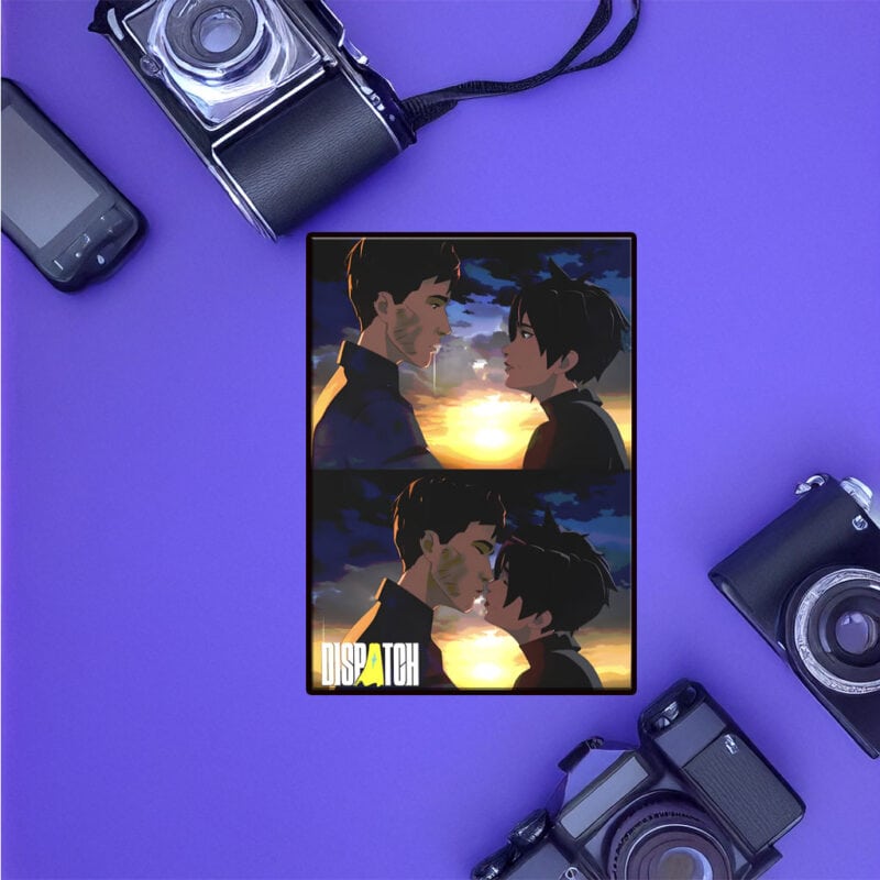 Couple at Sunset Poster