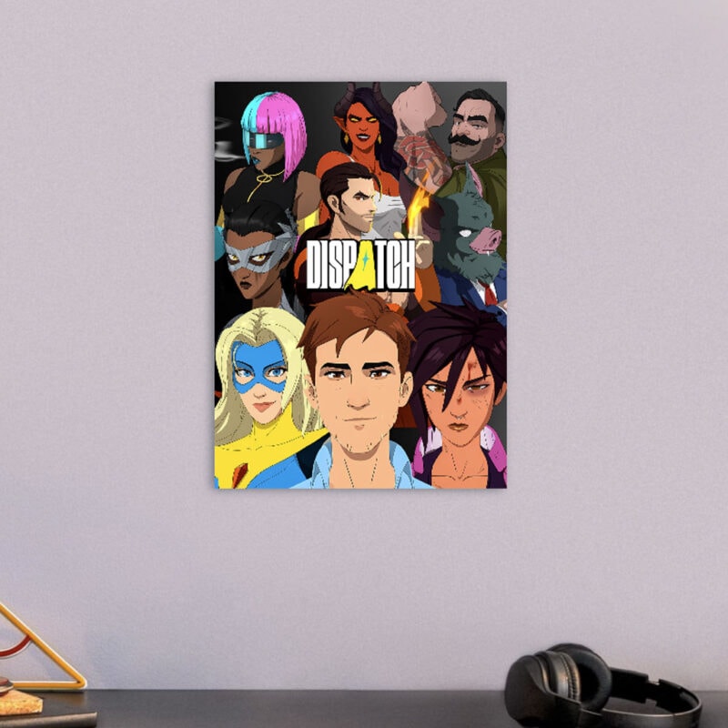 Dispatch Animated Character Group Portrait Poster