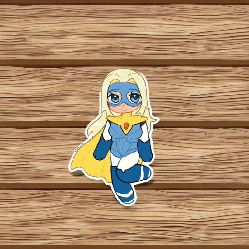 Dispatch Blonde Blazer Holographic Sticker