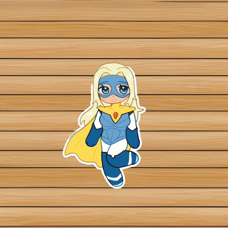 Dispatch Blonde Blazer Holographic Sticker