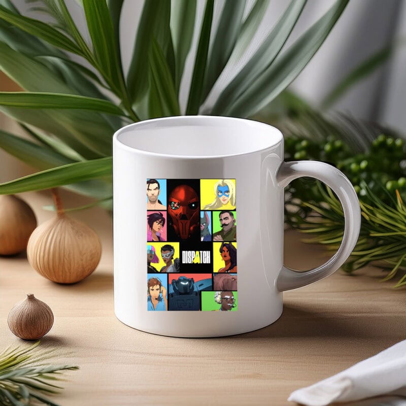 Dispatch Character Collage Mug