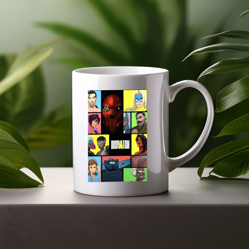 Dispatch Character Collage Mug