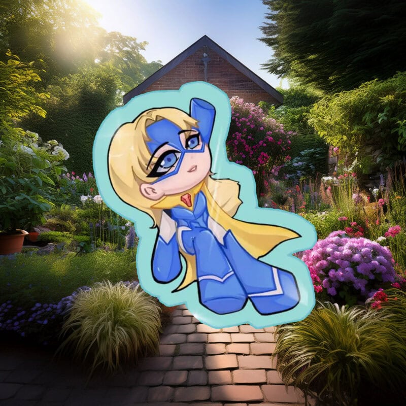 Dispatch Couple Epoxy Acrylic Keychain Blonde Blazer-Mandy