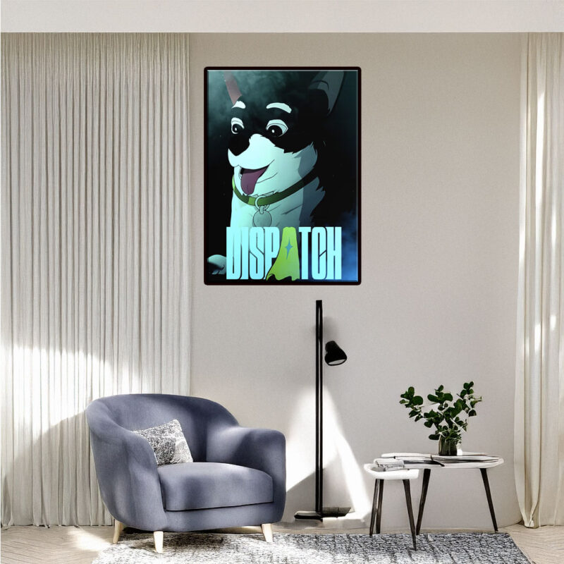 Dispatch Dog Cartoon Poster