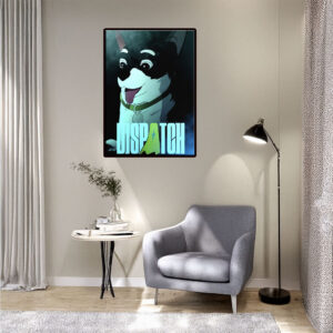 Dispatch Dog Cartoon Poster