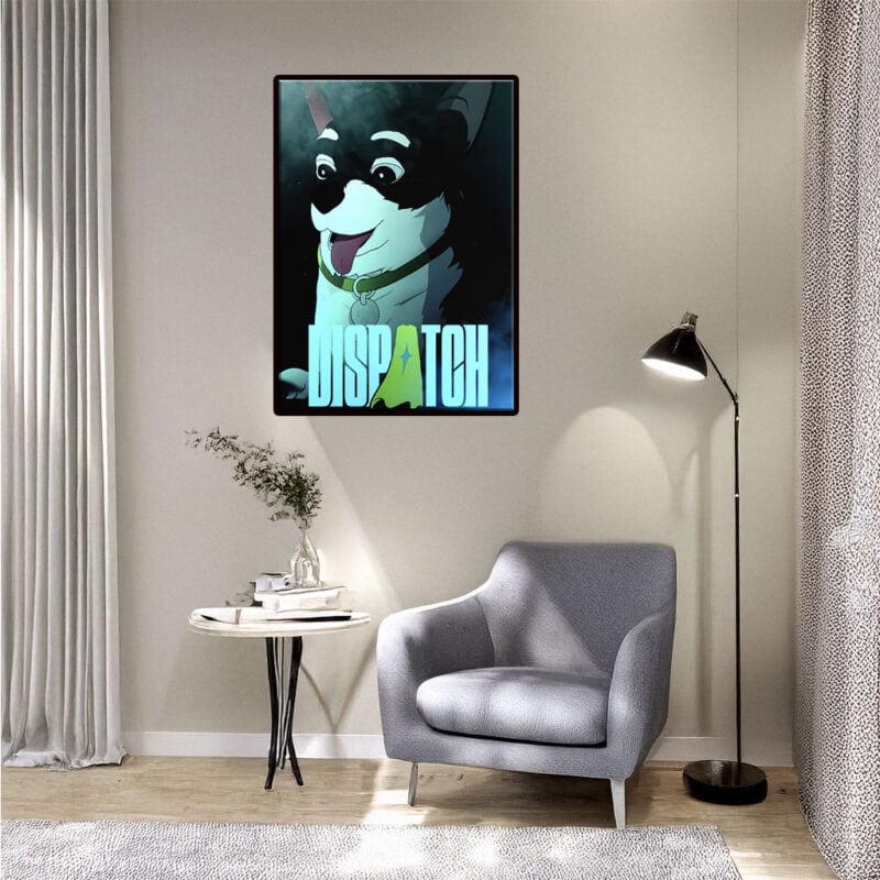 Dispatch Dog Cartoon Poster