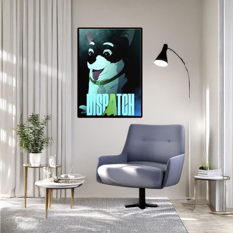 Dispatch Dog Cartoon Poster