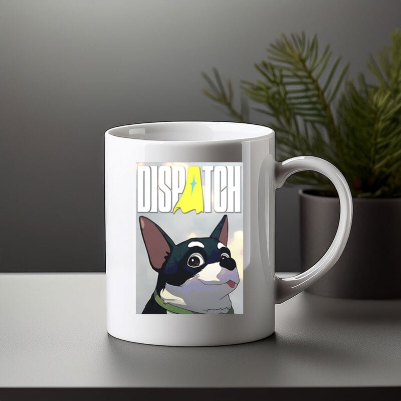 Dispatch Dog Superhero Mug