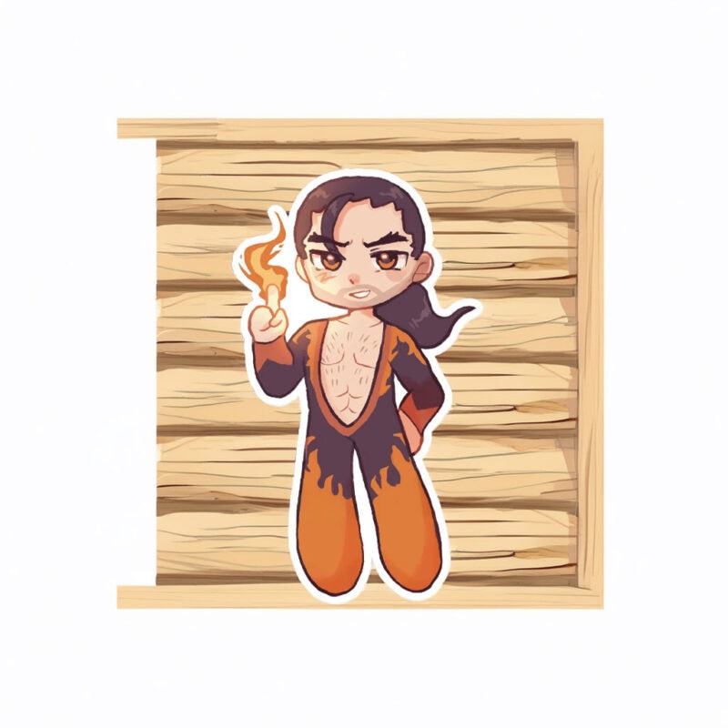 Dispatch Flambae Holographic Sticker