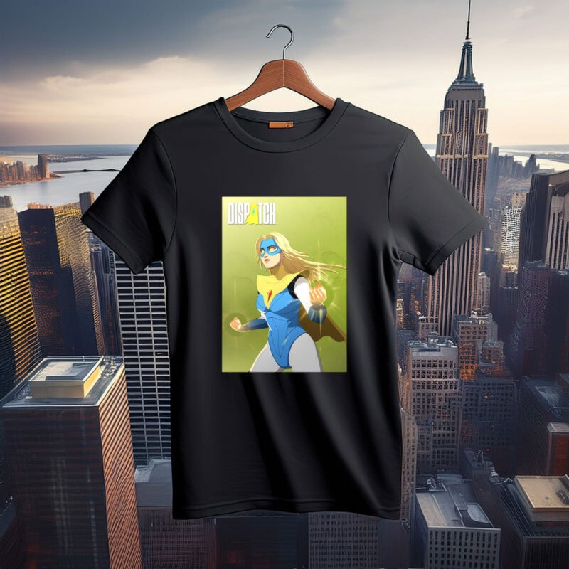 Dispatch Game Blonde Blazer Superheroine Tee