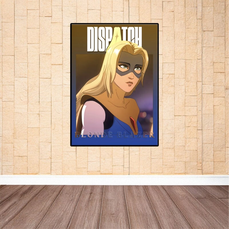 Dispatch Game Character Blonde Blazer Poster