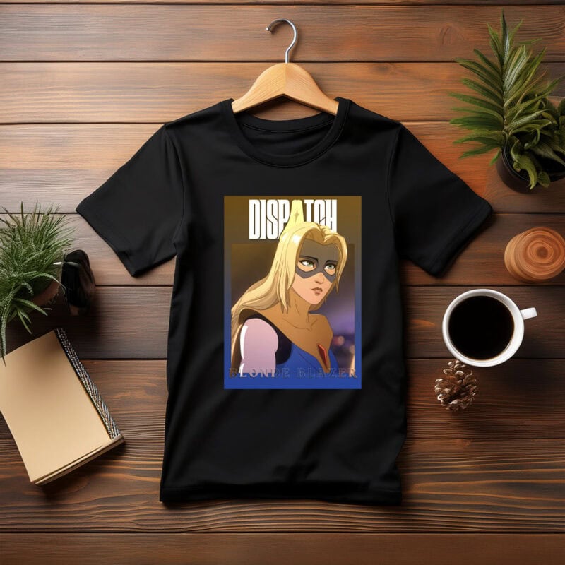 Dispatch Game Character Blonde Blazer Shirt