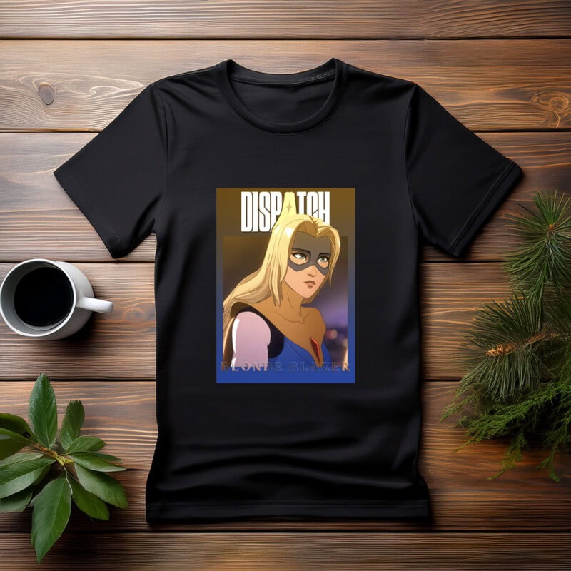 Dispatch Game Character Blonde Blazer Shirt