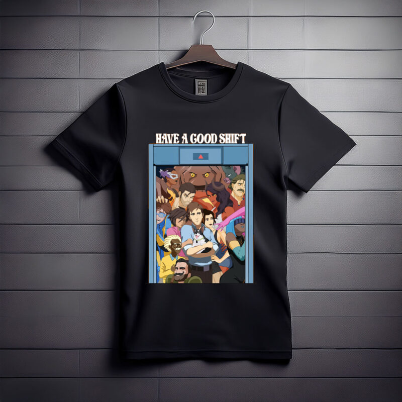 Dispatch Have a Good Shift Elevator Crowd Shirt