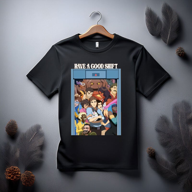 Dispatch Have a Good Shift Elevator Crowd Shirt