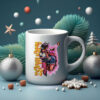 Dispatch Inspired Illustrated Retro Mug – Vintage Character Art Edition