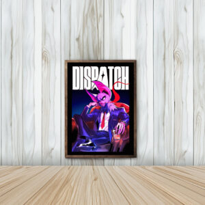 Dispatch Invisigal Animated Character Portrait Poster