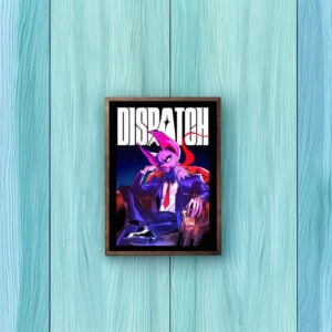 Dispatch Invisigal Animated Character Portrait Poster