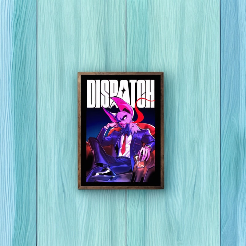 Dispatch Invisigal Animated Character Portrait Poster