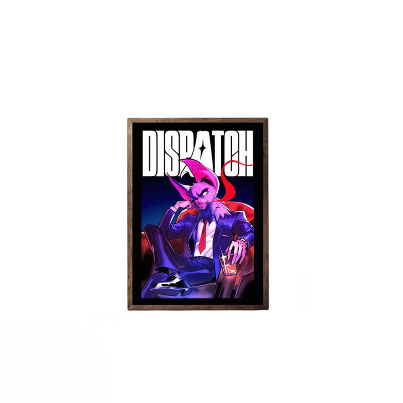 Dispatch Invisigal Animated Character Portrait Poster