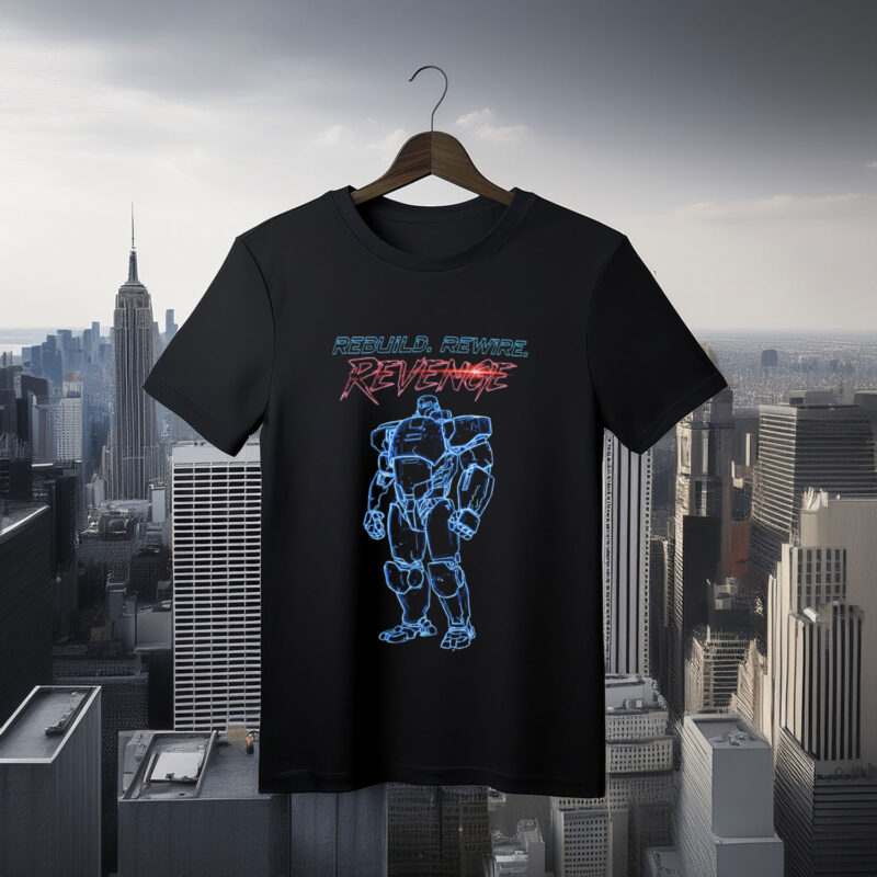 Dispatch Mecha Man Blueprint Tee