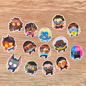 Dispatch OwO Stickers, Cute Game Sticker, Meme Sticker, Kawaii Sticker