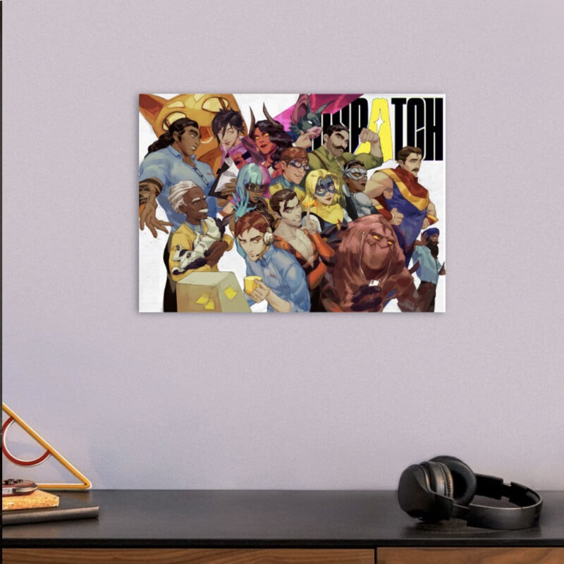 Dispatch Team Illustration Poster