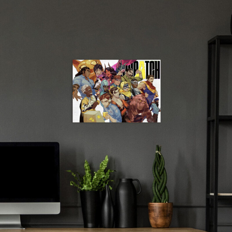 Dispatch Team Illustration Poster