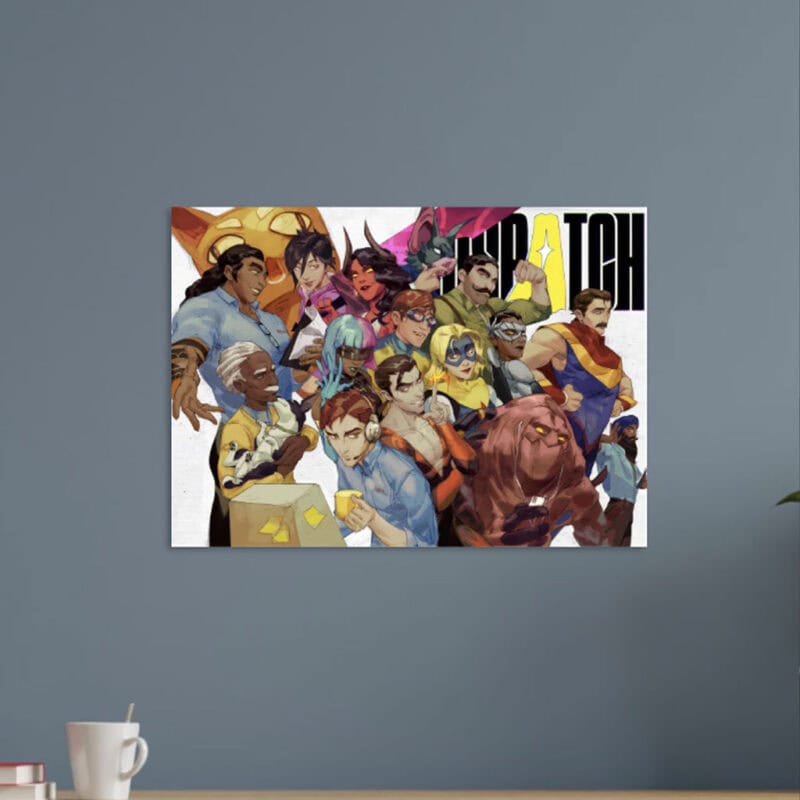 Dispatch Team Illustration Poster