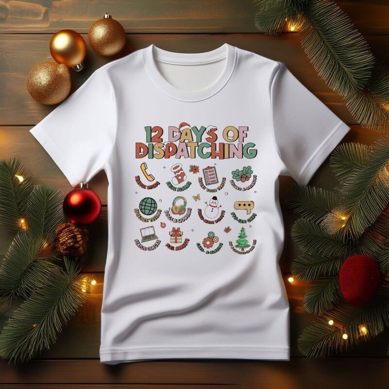 Funny Dispatcher Christmas Shirt