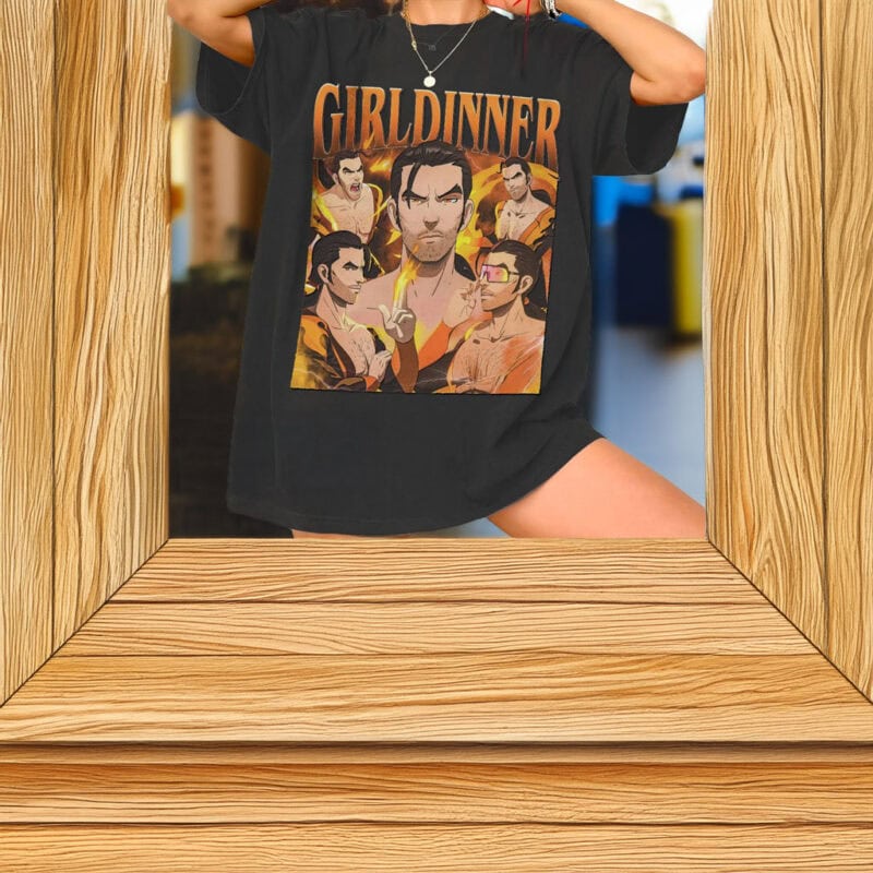 Girl Dinner Flambae Vintage Bootleg Shirt