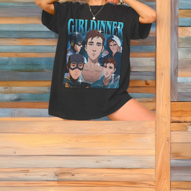 Girl Dinner Robert Robertson vintage bootleg shirt