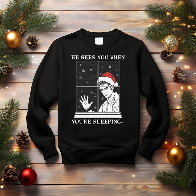 He Sees You Comfort Colors Fleece Crewneck Sweatshirt