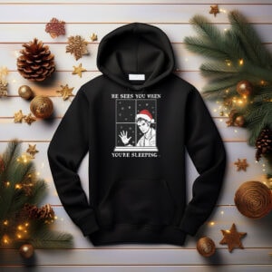 He Sees You Comfort Colors Fleece Crewneck Sweatshirt