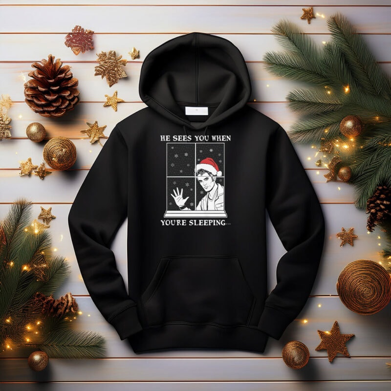He Sees You Comfort Colors Fleece Crewneck Sweatshirt