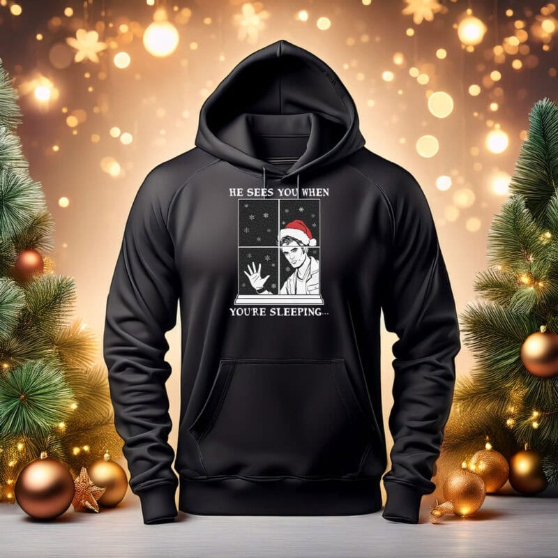He Sees You When You're Sleeping Crewneck Sweatshirt