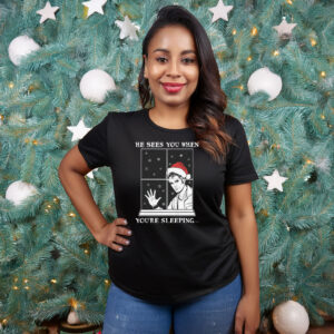 He Sees You When You're Sleeping Crewneck Sweatshirt