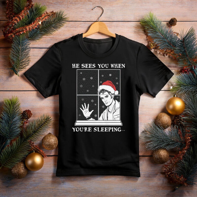 He Sees You When You're Sleeping Crewneck Sweatshirt